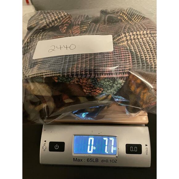 Feratelli Tunic Top Womens Large Multicolor Animal Print Cowl Neck Boho Artsy - Picture 6 of 6